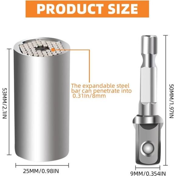 Universal Socket Wrench Magical Grip Alligator Magic Grip Multi Tool Power Drill - Picture 6 of 6